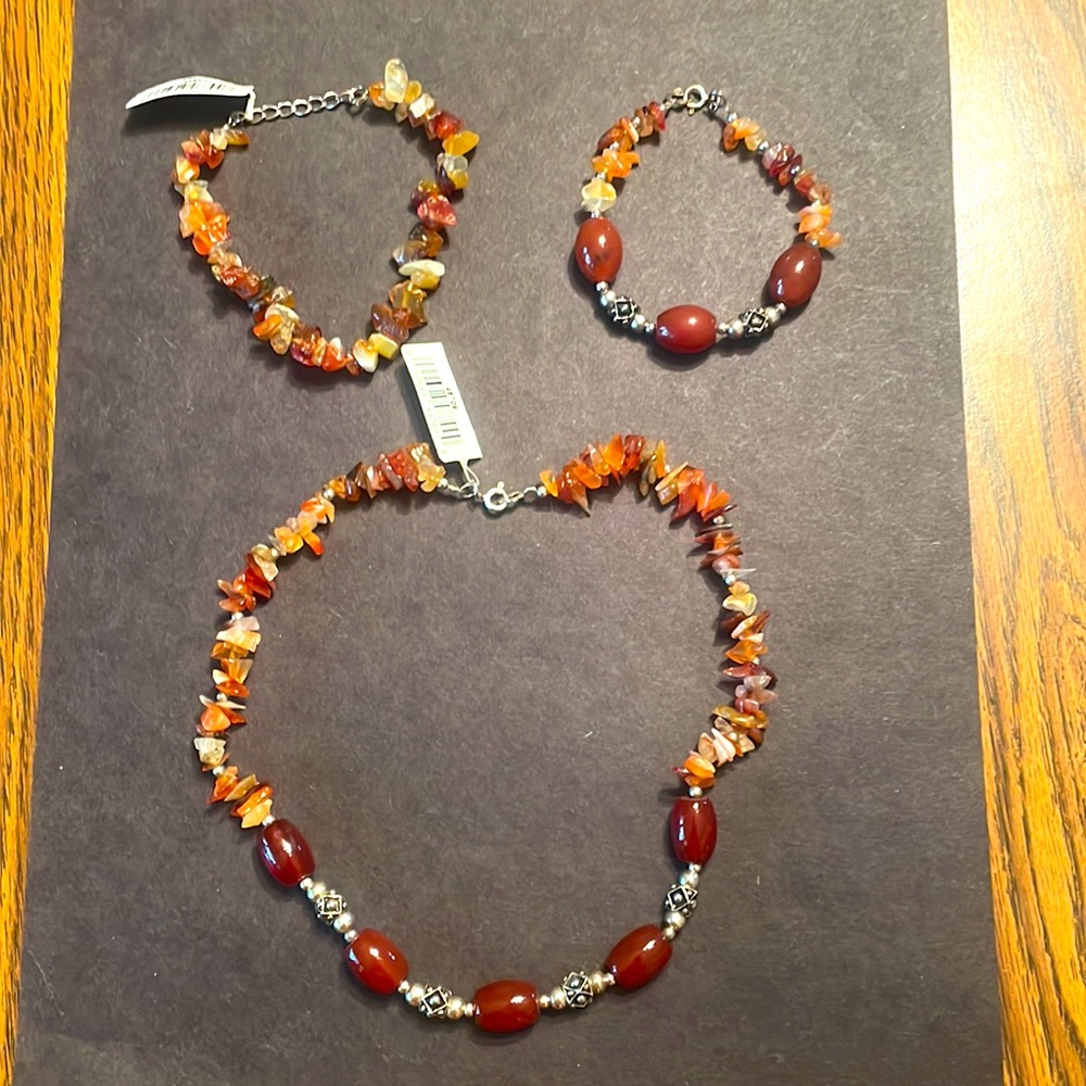 Necklace and bracelets